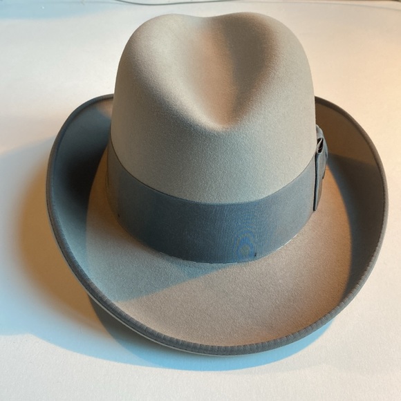 ❗️SALE❗️Dobb’s men’s grey Homburg w/ box - Picture 3 of 10